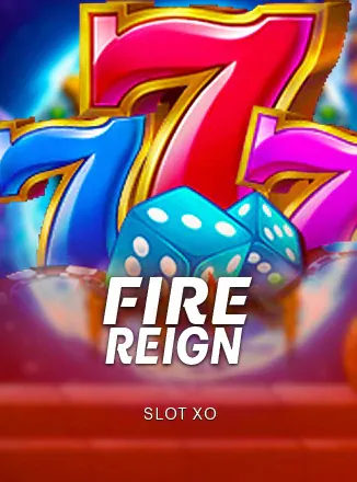 ไอคอนเกมสล็อตเลขเจ็ดสามตัวลุกเป็นไฟ Fire Reign