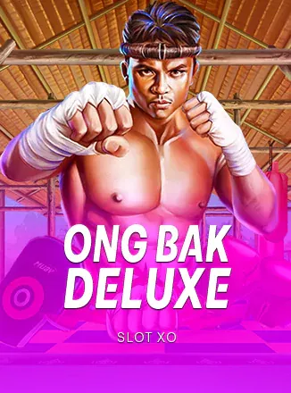 ไอคอนเกมสล็อตนักมวยไทยพื้นชมพูม่วง Ong Bak Deluxe