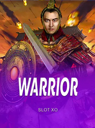 ไอคอนเกมสล็อตนักรบจีนพื้นแดงส้ม Warrior ในคู่มือ tmb66