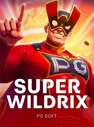 ไอคอนเกมสล็อตฮีโร่สวมหน้ากากสีแดง Super Wildrix ในคู่มือ tmb66