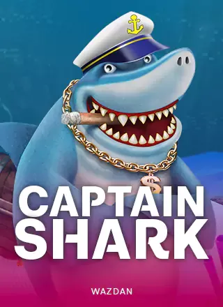 ไอคอนเกมสล็อตฉลามกัปตันหมวกเรือ Captain Shark